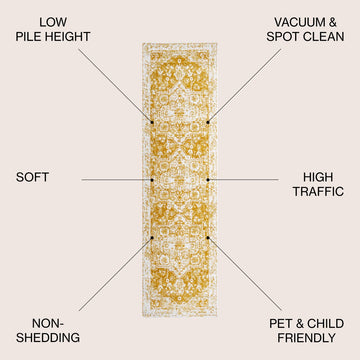 Audrey Ornate Medallion Bohemian Area Rug